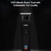 vgr v 937 professional corded & cordless hair trimmer for men with 500min long runtime | 2000mah lithium battery with led display (black)