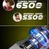 vgr v 290 professional hair trimmer for men | precision t blade, turbo mode | 120 min runtime & led display | usb type c charging with corded & cordless use gold