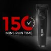 beardo don trimmer for men | 150 min run time | 20 length settings | cordless | washable stainless steel blades | powerful li+ battery for quick charging | stylish gun metal finish | gift for brother | gift for friends