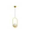 desidiya golden yellow hanging ceiling pendant light, for bedroom, living room, over the dining table, hotels, malls (capsule hanging, bulb not included) ac