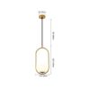 desidiya golden yellow hanging ceiling pendant light, for bedroom, living room, over the dining table, hotels, malls (capsule hanging, bulb not included) ac