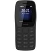 nokia 105 classic | single sim keypad phone with built in upi payments, long lasting battery, wireless fm radio, without charger | charcoal