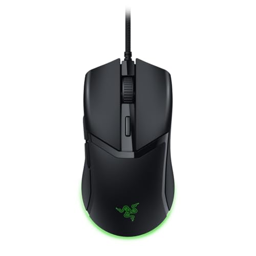 Razer Cobra Wired Gaming Mouse: 58g Lightweight Design - razer cobra wired gaming mouse: 58g lightweight design gen 3 optical switches chroma rgb lighting with underglow precise 8500 dpi optical sensor 1 speedflex cable black rz01 04650100 r3m1