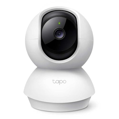 Tapo C200 360° 2MP 1080p Full HD Pan/Tilt Home Security tapo c200 360° 2mp 1080p full hd pan/tilt home security wi fi smart camera| alexa enabled| 2 way audio| night vision| motion detection| sound and light alarm| indoor cctv white