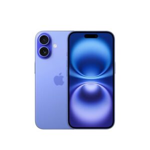 iphone 16 128 gb: 5g mobile phone with camera control, a18 chip and a big boost in battery life. works with airpods; ultramarine