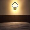 greywings golden led wall light for home, 3 color modes, warm white, cool white, natural white, modern acrylic crystal wall lamp for bedroom, living room, pack of 1