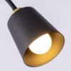the artment your artistic apartment black metal nod modern minimalism led light corner floor lamp for home decor, living room or offices (height 150cm)