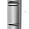 whirlpool 270 l (gross capacity 300l) frost free triple door refrigerator (fp 313d protton roy alpha steel (z)