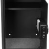 amazon basics digital safe with electronic keypad locker for home, gross capacity 58l (net 51l), black