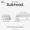 murphy 20w led oval shape bulkhead wall lamp | ip66 waterproof outdoor light for gardens, porches & bathrooms | cool white, pack of 1 | 2 year warranty murphy 20w led oval shape bulkhead wall lamp | ip66 waterproof outdoor light for gardens, porches & bathrooms | cool white, pack of 1 | 2 year warranty