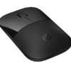 hp z3700 dual black mouse, bluetooth 5.0, usb a dongle, 2.4 ghz wireless connection, multi surface tracking, silent clicks, up to 1600 dpi, 16 month battery life, 3 year warranty, 50g, black, 758a8aa
