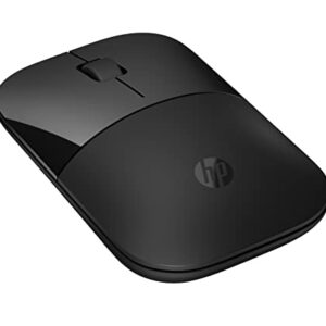 hp z3700 dual black mouse, bluetooth 5.0, usb a dongle, 2.4 ghz wireless connection, multi surface tracking, silent clicks, up to 1600 dpi, 16 month battery life, 3 year warranty, 50g, black, 758a8aa
