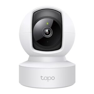 tapo c212 3mp 2k pan/tilt indoor home security smart wi fi camera for baby monitor| motion detection & tracking | 2 way audio |up to 512 gb sd card storage|works with alexa & google home