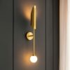 coral tree long dual side light frosted glass metal wall light for bedroom, living room, dining room & home decor (golden color 60 cm height) coral tree long dual side light frosted glass metal wall light for bedroom, living room, dining room & home decor (golden color 60 cm height)