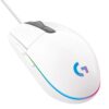 Logitech G 102 Light Sync Wired Gaming Mouse with logitech g 102 light sync wired gaming mouse with customizable rgb lighting, 6 programmable buttons, gaming grade sensor, 8k dpi tracking,16.8mn color, light weight white