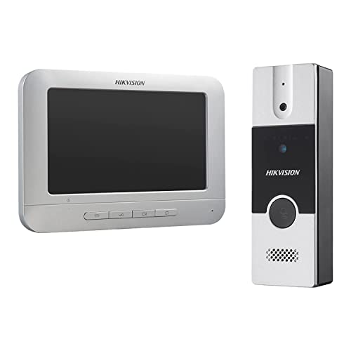 HIKVISION Analog Video Door Phone/Bell with 7" TFT LCD hikvision analog video door phone/bell with 7" tft lcd screen wired| 1080p resolution | builtin mic & loudspeaker| noise echo cancellation| record upto 200 picture | one call button(ds kis204t)