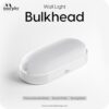 murphy 20w led oval shape bulkhead wall lamp | ip66 waterproof outdoor light for gardens, porches & bathrooms | cool white, pack of 1 | 2 year warranty murphy 20w led oval shape bulkhead wall lamp | ip66 waterproof outdoor light for gardens, porches & bathrooms | cool white, pack of 1 | 2 year warranty