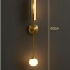 coral tree long dual side light frosted glass metal wall light for bedroom, living room, dining room & home decor (golden color 60 cm height) coral tree long dual side light frosted glass metal wall light for bedroom, living room, dining room & home decor (golden color 60 cm height)