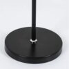 the artment your artistic apartment black metal nod modern minimalism led light corner floor lamp for home decor, living room or offices (height 150cm)