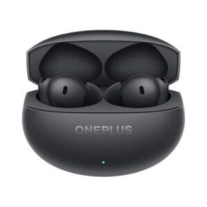 oneplus buds 4 tws earbuds with upto 55db real time anc,adaptive mode,dual drivers with dual dacs,3d audio,upto 45hrs music playback,dual device connectivity,47ms low latency[storm gray]