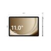 samsung galaxy tab a9+ [smartchoice], 27.94 cm (11.0 inch) display, ram 8 gb, rom 128 gb expandable, wi fi tablet, gray
