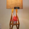 finautica wooden italian wooden crafter standard size floor lamp new cross design with khadi lamp shade, bulb and holder, pack of 1 finautica wooden italian wooden crafter standard size floor lamp new cross design with khadi lamp shade, bulb and holder, pack of 1