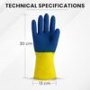 robustt heavy duty rubber hand gloves 1 pair (free size, multicolor) for dishwashing, gardening, kitchen cleaning robustt heavy duty rubber hand gloves 1 pair (free size, multicolor) for dishwashing, gardening, kitchen cleaning