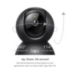 tapo 2k 3mp pan/tilt indoor wireless security camera for baby monitor,pet camera|motion detection & tracking|2 way audio|cloud & sd card storage|works w/alexa & google home|black c211 tapo 2k 3mp pan/tilt indoor wireless security camera for baby monitor,pet camera|motion detection & tracking|2 way audio|cloud & sd card storage|works w/alexa & google home|black c211
