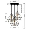 desidiya® diamond cluster golden pendant light, home decor items, hanging ceiling decorative chandelier home, living room, indoor outdoor jhumar lighing, 40 watts,(bulb not included, black) desidiya® diamond cluster golden pendant light, home decor items, hanging ceiling decorative chandelier home, living room, indoor outdoor jhumar lighing, 40 watts,(bulb not included, black)