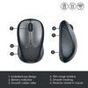 logitech m235 wireless mouse, 1000 dpi optical tracking, 12 month life battery, compatible with windows, mac, chromebook/pc/laptop logitech m235 wireless mouse, 1000 dpi optical tracking, 12 month life battery, compatible with windows, mac, chromebook/pc/laptop
