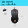 hp m160 usb wired gaming optical mouse with led backlight, 1000 dpi, 3 buttons and press life up to 3 million clicks, 1 year warranty (843w8aa, black) hp m160 usb wired gaming optical mouse with led backlight, 1000 dpi, 3 buttons and press life up to 3 million clicks, 1 year warranty (843w8aa, black)