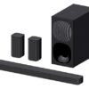 Sony HT-S20R Real 5.1ch Dolby Digital Soundbar for TV with sony ht s20r real 5.1ch dolby digital soundbar for tv with subwoofer and compact rear speakers, 5.1ch home theatre system (400w,bluetooth & usb connectivity, hdmi & optical connectivity)