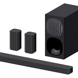 sony ht s20r real 5.1ch dolby digital soundbar for tv with subwoofer and compact rear speakers, 5.1ch home theatre system (400w,bluetooth & usb connectivity, hdmi & optical connectivity)