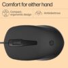 hp 150 wired mouse elegant ergonomic design, 1600 dpi optical tracking, usb plug & play / 3 years warranty (240j6aa), black hp 150 wired mouse elegant ergonomic design, 1600 dpi optical tracking, usb plug & play / 3 years warranty (240j6aa), black