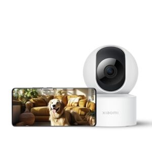 mi xiaomi wireless home security camera 2i 2022 edition | full hd picture | 360 view | 2mp | ai powered motion detection | enhanced night vision| talk back feature (2 way calling), 1080p, white
