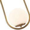 desidiya golden yellow hanging ceiling pendant light, for bedroom, living room, over the dining table, hotels, malls (capsule hanging, bulb not included) ac