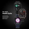 fire boltt ninja call pro max smart watch 2.01 inch display, bluetooth calling, 120+ sports modes, health suite, voice assistance (black)