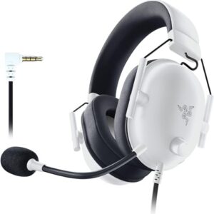 razer blackshark v2 x white | multi platform wired esports on ear headset rz04 03240700 r3m1
