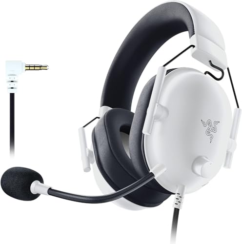 Razer BlackShark V2 X - White | Multi-Platform Wired razer blackshark v2 x white | multi platform wired esports on ear headset rz04 03240700 r3m1