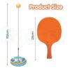light table tennis self training indoor gaming 2 racket & 6 practice ping pong ball parent child interaction indoor toys for kids fun party game sports toy light table tennis self training indoor gaming 2 racket & 6 practice ping pong ball parent child interaction indoor toys for kids fun party game sports toy