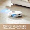 dreame l10 prime robot vacuum and mop, self cleaning dual mop pads with auto drying, 4,000pa suction, 7mm mop lifting for carpets, lds navigation with 3d mapping, wifi/app control