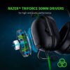 razer blackshark v2 x usb wired esports gaming headset: 7.1 surround sound 50mm drivers 240g lightweight build noise cancelling mic hybrid memory foam cushions black rz04 04570100 r3m1