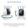 tapo c212 3mp 2k pan/tilt indoor home security smart wi fi camera for baby monitor| motion detection & tracking | 2 way audio |up to 512 gb sd card storage|works with alexa & google home tapo c212 3mp 2k pan/tilt indoor home security smart wi fi camera for baby monitor| motion detection & tracking | 2 way audio |up to 512 gb sd card storage|works with alexa & google home