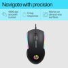 hp m160 usb wired gaming optical mouse with led backlight, 1000 dpi, 3 buttons and press life up to 3 million clicks, 1 year warranty (843w8aa, black) hp m160 usb wired gaming optical mouse with led backlight, 1000 dpi, 3 buttons and press life up to 3 million clicks, 1 year warranty (843w8aa, black)