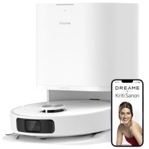 dreame l10 prime robot vacuum and mop, self cleaning dual mop pads with auto drying, 4,000pa suction, 7mm mop lifting for carpets, lds navigation with 3d mapping, wifi/app control