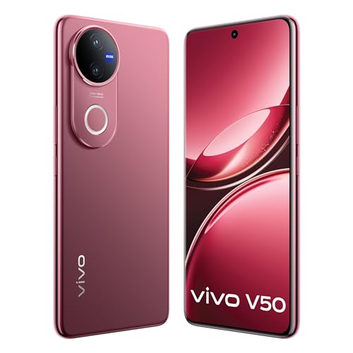 Vivo V50 5G (Rose Red, 8GB RAM, 256GB Storage) with No Cost vivo v50 5g (rose red, 8gb ram, 256gb storage) with no cost emi/additional exchange offers