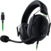 razer blackshark v2 x usb wired esports gaming headset: 7.1 surround sound 50mm drivers 240g lightweight build noise cancelling mic hybrid memory foam cushions black rz04 04570100 r3m1