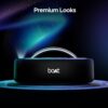 boat stone lumos 60w bluetooth speaker w/ 7 led projection modes, hearables app support, dual eqs, up to 9hrs of playtime, tws feature, built in mic, bt v5.3(midnight black)