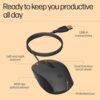 hp 150 wired mouse elegant ergonomic design, 1600 dpi optical tracking, usb plug & play / 3 years warranty (240j6aa), black hp 150 wired mouse elegant ergonomic design, 1600 dpi optical tracking, usb plug & play / 3 years warranty (240j6aa), black