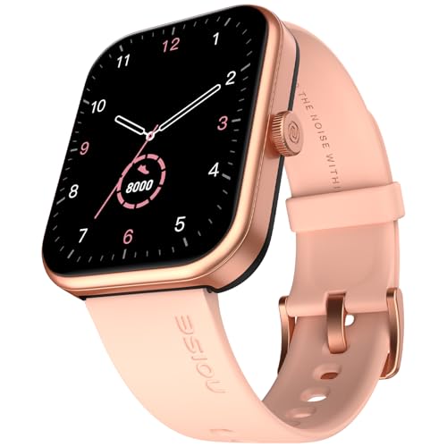 Noise Pulse 2 Max 1.85" Display, Bluetooth Calling noise pulse 2 max 1.85" display, bluetooth calling smart watch, 10 days battery, 550 nits brightness, smart dnd, 100 sports modes, smartwatch for men and women (rose pink)